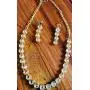 Touchstone Indian Bollywood Intricately Crafted Diamond Look Rhinestone Crystal Colorful Wedding Designer Jewelry Necklace Set in Gold and Silver Tone for Women.