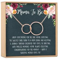 Pregnancy Necklace - Presents, Gift Ideas, Heartfelt Card & Jewelry Gift for Baby Showers, New Mom, Expectant Mother, Pregnant Friend, Sister, Daughter, etc