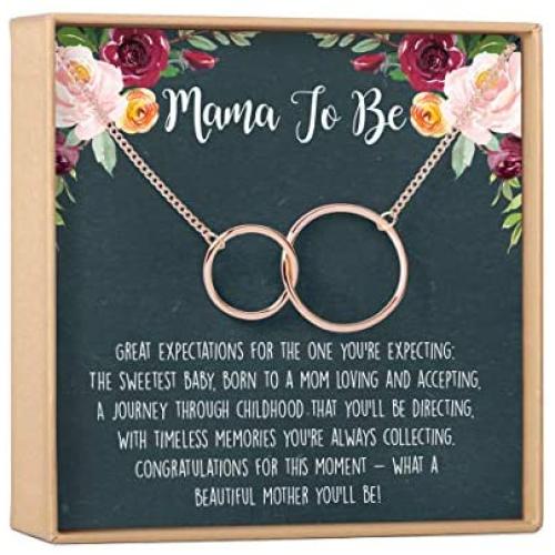Pregnancy Necklace - Presents, Gift Ideas, Heartfelt Card & Jewelry Gift for Baby Showers, New Mom, Expectant Mother, Pregnant Friend, Sister, Daughter, etc