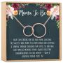 Pregnancy Necklace - Presents, Gift Ideas, Heartfelt Card & Jewelry Gift for Baby Showers, New Mom, Expectant Mother, Pregnant Friend, Sister, Daughter, etc