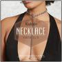 Kakaco Heart Layered Choker Necklaces Beaded Necklace Pendants Silver Chain Jewelry for Women and Girls