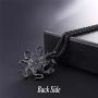 U7 Men Punk Jewelry Stainless Gold Plated Cool Ocean Animal Octopus Pendant & Chain