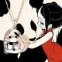 ZGBY 925 Sterling Silver Cute Animal Heart Panda Necklace with Words Engraved Jewelry for Women Girls Teens Birthday Pendant Gift