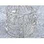 Alilang Womens Silvery Tone Clear Crystal Rhinestones Spider Web Bangle Bracelet Alilang Womens Silvery Tone Clear Crystal Rhinestones Spider Web Bangle Bracelet