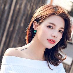 Eiffy Trendy Red Green Poppy Flower Black Long Line Bar Tassel Earrings for Women Charm Drop Dangle Earring Jewelry (Green)