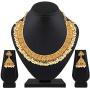 Aheli Indian Ethnic Wedding Wear Faux Pearl Necklace Jhumki Earring Set Bollywood Party Wear Fashion Jewelry for Women