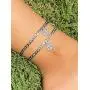 18K Gold Initial Anklet Silver Ankle Bracelets for Women Stainless Steel Letter Anklet with Initials Figaro Chain Anklets Gold Anklets Bracelets for Women 18K Gold Initial Anklet Silver Ankle Bracelets for Women Stainless Steel Letter Anklet with Initials Figaro Chain Anklets Gold Anklets Bracelets for Women