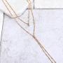 Olbye Wrap Y Necklace Jewelry Gold Chain Tassel Pendant Necklaces for Women and Girls Tassel Choker Jewelry