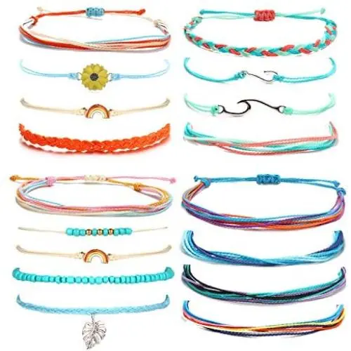 choice of all Boho String Bracelets for Women Adjustable Braided Waterproof Beach Anklets for Teen Girls choice of all Boho String Bracelets for Women Adjustable Braided Waterproof Beach Anklets for Teen Girls