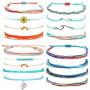 choice of all Boho String Bracelets for Women Adjustable Braided Waterproof Beach Anklets for Teen Girls