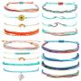 choice of all Boho String Bracelets for Women Adjustable Braided Waterproof Beach Anklets for Teen Girls