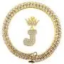 FW Jewelry Bling Iced Out Letter Chains Hip Hop Silver Gold Crown Initial Pendants for Men from A to Z FW Jewelry Bling Iced Out Letter Chains Hip Hop Silver Gold Crown Initial Pendants for Men from A to Z