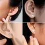 6 Pairs Stud Earrings Set, Hypoallergenic Cubic Zirconia Earrings 316L Stainless Steel CZ Earrings 3-8mm 6 Pairs Stud Earrings Set, Hypoallergenic Cubic Zirconia Earrings 316L Stainless Steel CZ Earrings 3-8mm