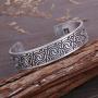 Dawapara Vintage Irish Celtic Knot Spiral Swirl Magnetic Health Cuff Bracelet Men Women Gift Jewelry