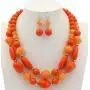 Shineland 2 Layer Jelly Colored Acrylic Handmade Statement Strand Chunky Beaded Fashion Jewelry Shineland 2 Layer Jelly Colored Acrylic Handmade Statement Strand Chunky Beaded Fashion Jewelry