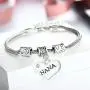 “Nana” Charm Bracelets | Adorable Nana Heart Bracelet | Best Family Jewelry Gift “Nana” Charm Bracelets | Adorable Nana Heart Bracelet | Best Family Jewelry Gift