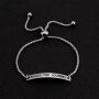 SOUSYOKYOSAM Enjoy The Journey Bracelet Travel Quote Motivational Stainless Steel Jewelry Graduation Gift