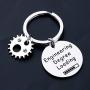 HOLLP Engineering Student Keychain Engineering School Graduation Gifts Engineering Degree Loading Keychain Mechanical Engineer Gift