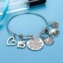 malyunin Birthday Gifts for Women Girls Bracelet - Expandable Charm Bracelets Birthday Bangle for Friend, Mom, Daughter, Sister, Wife, Grandma Jewelry Present