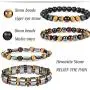 Jstyle 4Pcs Hematite Bead Bracelet for Men Women 8mm Tiger Eye Stone Beads Bracelet Elastic Natural Stone Bracelet Bangle Jstyle 4Pcs Hematite Bead Bracelet for Men Women 8mm Tiger Eye Stone Beads Bracelet Elastic Natural Stone Bracelet Bangle