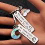 MAOFAED Long Distance Relationship Gift 4 4 Sisters Gift Long Distance Gift for Family Friend Sister Sister Gift