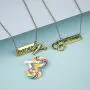 Lux Accessories Partners in Crime Handcuff Hand Cuff Gun BFF Best Friends Forever Matching Necklace Set Lux Accessories Partners in Crime Handcuff Hand Cuff Gun BFF Best Friends Forever Matching Necklace Set