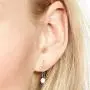 Trendy Circular Disc Thread Slide-Through .925 Sterling Silver Earrings Trendy Circular Disc Thread Slide-Through .925 Sterling Silver Earrings