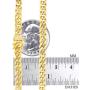 Nuragold 14k Yellow Gold 5.5mm Miami Cuban Link Chain Pendant Necklace, Mens Jewelry Box Clasp 18'' 20'' 22'' 24'' 26'' 28'' 30''
