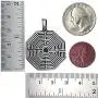 Medieval France Jewelry Octagonal Arras Amiens Labyrinth Maze of Chartres Cathedral Protection Amulet Symbol of Life Pewter Mens Womens Pendant Necklace Charm for Men Women Unisex Silver Ball Chain Medieval France Jewelry Octagonal Arras Amiens Labyrinth Maze of Chartres Cathedral Protection Amulet Symbol of Life Pewter Mens Womens Pendant Necklace Charm for Men Women Unisex Silver Ball Chain