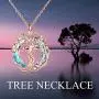 TOUPOP Rose Gold Tree of Life Necklace Sterling Silver Mom Gifts from Daughter Family Tree Necklace Jewelry Gifts for Mom Women Teen Girls Birthday Friend Mothers Day TOUPOP Rose Gold Tree of Life Necklace Sterling Silver Mom Gifts from Daughter Family Tree Necklace Jewelry Gifts for Mom Women Teen Girls Birthday Friend Mothers Day