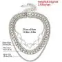 Punk Hollow Hearts Lolita Chunky Thick Chain Collar Necklace Gothic Key Lock Spike Aphabet Black Leather Choker Thin Link Necklace for Women Girls Cool Party Cosplay Chic Style Jewelry Gift