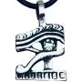 Trilogy Jewelry Pewter Eye of Horus Ra Egyptian Pendant on Leather with Swarovski Crystal for Birthday Trilogy Jewelry Pewter Eye of Horus Ra Egyptian Pendant on Leather with Swarovski Crystal for Birthday
