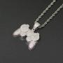Moca Jewelry Iced Out Game Console Pendant 18K Gold Plated Bling CZ Simulated Diamond Hip Hop Necklace for Men Women