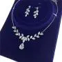 Roseeden Bridal Zirconia Necklace and Earrings Set CZ Wedding Jewelry for Brides and Bridesmaids RE8070 Roseeden Bridal Zirconia Necklace and Earrings Set CZ Wedding Jewelry for Brides and Bridesmaids RE8070