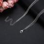 Multilayered Chain Necklace –Women’s Multi-Stand Bohemia Sequins Disc Choker Chain Gold Silver Triple Layered Minimalist Pearl Pendant Necklace Jewelry