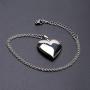 Fanery Sue Personalized Heart Locket Necklace That Holds Pictures Memory Photo Lockets Custom Any Photo Text&Symbols