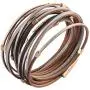 TASBERN Womens Leather Bracelet Crystal Metal Tube Wrap Bracelets Cuff Bangle with Magnetic Clasp for Girls TASBERN Womens Leather Bracelet Crystal Metal Tube Wrap Bracelets Cuff Bangle with Magnetic Clasp for Girls