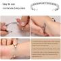 MMTTAO Bracelets for Women Inspirational Bracelet Gifts for Women Girls Men Cuff Bangle Motivational Friendship Encouragement Personalized Mantra Quote Jewelry Graduation Birthday Gifts for Teen Boys