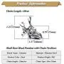 Xusamss Punk Titanium Steel Deer Head Pendant Skull Necklace With 24'' Chain Xusamss Punk Titanium Steel Deer Head Pendant Skull Necklace With 24'' Chain