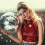 1970s Disco Accessories Disco Set Ball Earrings Necklace Bracelet and Sunglasses for Women