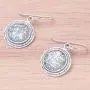 NOVICA .925 Sterling Silver Glass Dangle Earrings, Roman Glamour NOVICA .925 Sterling Silver Glass Dangle Earrings, Roman Glamour