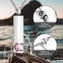 Dletay Crystal Cremation Jewelry for Ashes Birthstone Memorial Ashes Necklace Cube Urn Necklace for Ashes Dletay Crystal Cremation Jewelry for Ashes Birthstone Memorial Ashes Necklace Cube Urn Necklace for Ashes
