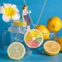 WSNANG Lemon Gift Lemon Slice Earring Cute Fruit Earrings Jewelry Fruit Style Earrings for Women Girls