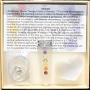 CHARGED 7 Chakra Natural Himalayan Gemstone Crystal Perfect Pendant + 20'' Silver Chain + Selenite Charging Heart [Included]