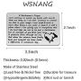 WSNANG Hairdressers Prayer Wallet Card Hair Stylist Gift Hair Cutter Barber Gift Inspirational Hairdresser Jewelry Gift for Hair Stylists