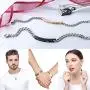 Jstyle 4Pcs Couple Necklace Bracelets Matching Set for Women Men Love Heart Pendant Necklace His & Hers Bracelets Couple Gift Jstyle 4Pcs Couple Necklace Bracelets Matching Set for Women Men Love Heart Pendant Necklace His & Hers Bracelets Couple Gift