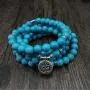 Self-Discovery 108 Natural Beads Mala Yoga Jewelry Meditation Beads Bracelet Necklace with OHM Charm Self-Discovery 108 Natural Beads Mala Yoga Jewelry Meditation Beads Bracelet Necklace with OHM Charm