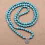 Self-Discovery 108 Natural Beads Mala Yoga Bracelet with Lotus Charm Self-Discovery 108 Natural Beads Mala Yoga Bracelet with Lotus Charm
