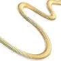 Gold Toned 316L Stainless Steel Mens Necklace Snake Chain 20'' - Necklaces for Men - Mens Jewelry (6MM)