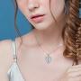 Sterling Silver Heart Angel Wings Locket My Angel Necklace Guardian Angel Jewelry Gifts for Women